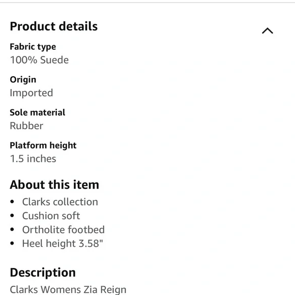 Clarks Zia Reign Wedge Sandal in Sand Suede Tan/Nude/Taupe Size 8 in EUC - Picture 9 of 9